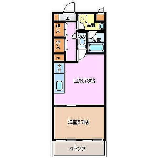 クオーレトラストIII 103｜三重県四日市市ときわ4丁目(賃貸マンション1DK・1階・35.37㎡)の写真 その2