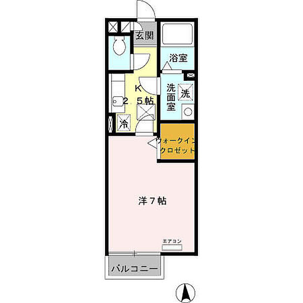 グランモア矢内谷 111｜三重県四日市市大矢知町(賃貸アパート1K・1階・26.27㎡)の写真 その2