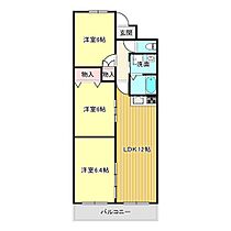 ベレーザ末永 402 ｜ 三重県四日市市野田1丁目1-25（賃貸マンション3LDK・5階・70.27㎡） その2