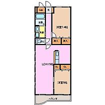 ボンヌシャンス（菰野） 103 ｜ 三重県三重郡菰野町大字菰野1916-2（賃貸マンション2LDK・1階・64.84㎡） その2