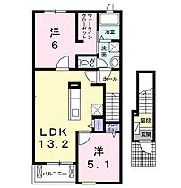 サンリット 202 ｜ 三重県四日市市南いかるが町15番7号（賃貸アパート2LDK・2階・58.70㎡） その2