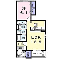 フルール 105 ｜ 三重県四日市市尾平町字沢3555番地（賃貸アパート1LDK・1階・46.03㎡） その2