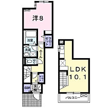 ルミナスＡ 101 ｜ 三重県四日市市下之宮町字位田231番地1（賃貸アパート1LDK・1階・50.55㎡） その2