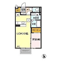 リビングタウン四日市伊倉I 105 ｜ 三重県四日市市伊倉2丁目7-3（賃貸アパート1LDK・1階・33.39㎡） その2