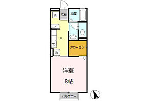 クレールカルチェ4 105 ｜ 三重県四日市市中川原3丁目3-16（賃貸アパート1K・1階・30.27㎡） その2