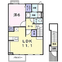 グローヴ・III 201 ｜ 三重県四日市市小古曽1丁目2番20号（賃貸アパート1LDK・2階・46.09㎡） その2