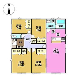 本日見学可　つくば市北中島　新築平屋建て