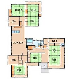 つくば市南中妻　中古戸建 9LDKの間取り