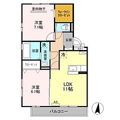物件の間取り