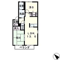 滋賀県野洲市久野部（賃貸アパート2LDK・2階・54.78㎡） その2