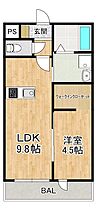 ポンテ・リング　弐番館  ｜ 滋賀県守山市古高町（賃貸アパート1LDK・2階・36.00㎡） その2