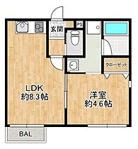 仮称）守山市二町町新築AP  ｜ 滋賀県守山市二町町（賃貸アパート1LDK・1階・30.60㎡） その2