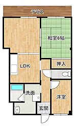 ポレールさかえ 3DKの間取図画像