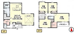 物件画像 priSUMA福島市黒岩1期 全4棟 (1号棟)　1