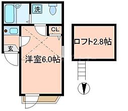 ＭａｙＳｉｘ新小岩 3階1Kの間取り