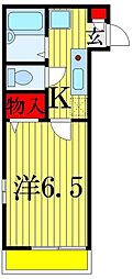 間取図画像 1K