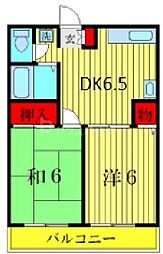 間取図画像 2DK