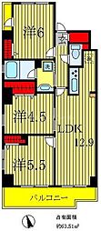 アーク金町レジデンス 3LDKの間取図画像