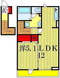 グランベル 1LDKの間取図画像