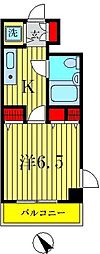 葛飾第一ビル 1Kの間取図画像