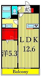 リブリ・ゆうや 1LDKの間取図画像