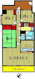 RJRRECROSS立石 3LDKの間取図画像