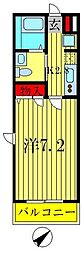 メゾンSYLPH 1Kの間取図画像