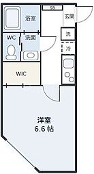 江戸川区平井6丁目アパート 1Kの間取図画像