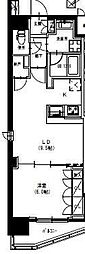 S-RESIDENCEHIKIFUNE 1LDKの間取図画像