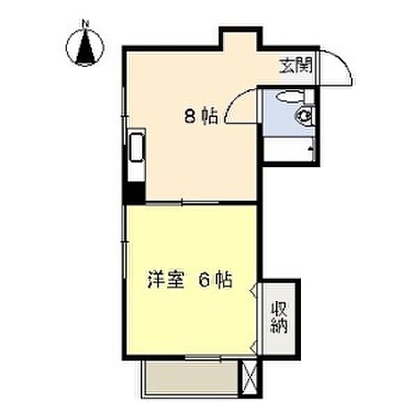 光ビル 202｜愛知県名古屋市名東区高社１丁目(賃貸マンション1DK・2階・28.98㎡)の写真 その2