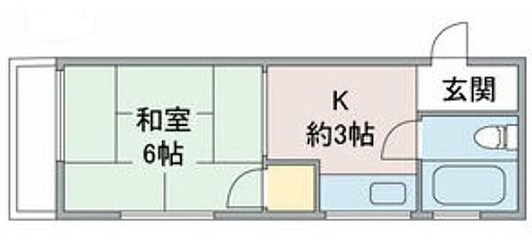 ムーニー若原 201｜愛知県名古屋市名東区社口２丁目(賃貸アパート1K・2階・19.44㎡)の写真 その2