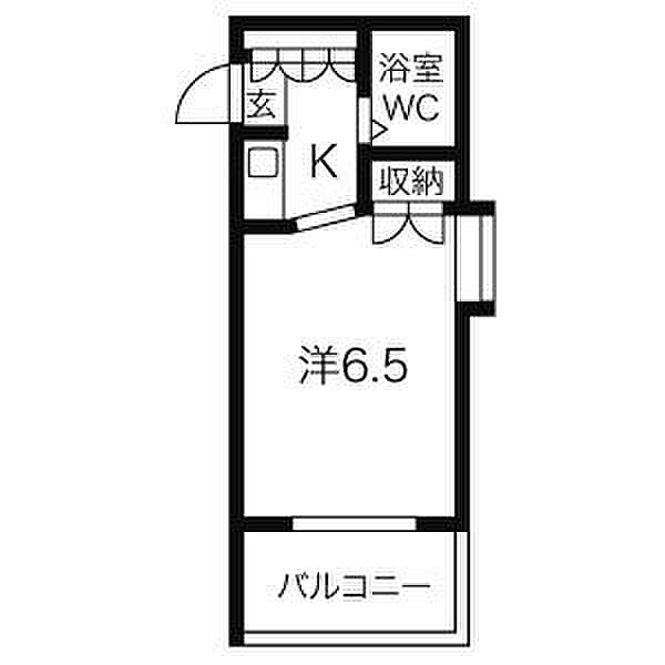 ジョイフル一社 304｜愛知県名古屋市名東区一社４丁目(賃貸マンション1R・3階・18.20㎡)の写真 その2