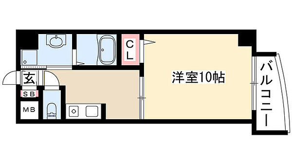 メゾン田代本通 205｜愛知県名古屋市千種区田代本通５丁目(賃貸マンション1DK・2階・33.30㎡)の写真 その2