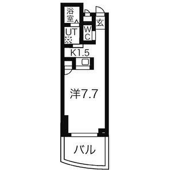 グランステージ千種 8D｜愛知県名古屋市千種区今池４丁目(賃貸マンション1K・8階・23.91㎡)の写真 その2