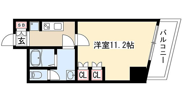 CORNES　HOUSE　NAGOYA 502｜愛知県名古屋市千種区内山３丁目(賃貸マンション1K・5階・35.57㎡)の写真 その2