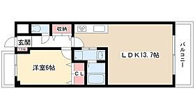 レージュ豊ヶ丘 101 ｜ 愛知県名古屋市名東区豊が丘（賃貸マンション1LDK・1階・46.06㎡） その2