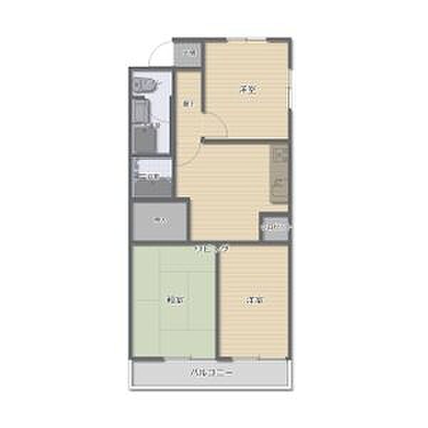 マンションスピーリア 305｜愛知県名古屋市守山区四軒家１丁目(賃貸マンション3DK・3階・59.60㎡)の写真 その2