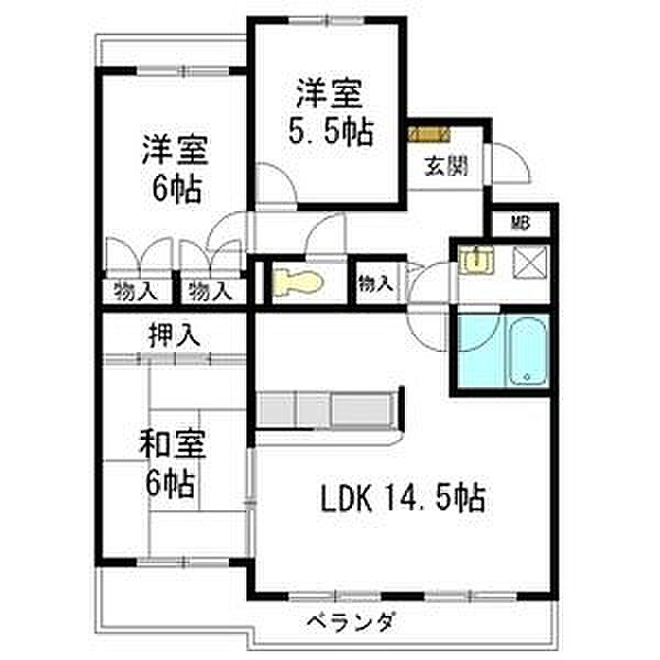 ラ・ファミーユI 302｜愛知県名古屋市名東区高柳町(賃貸マンション3LDK・3階・71.91㎡)の写真 その2