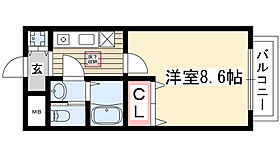 Northen Lights 藤ヶ丘 106 ｜ 愛知県長久手市原山（賃貸アパート1K・1階・26.59㎡） その2