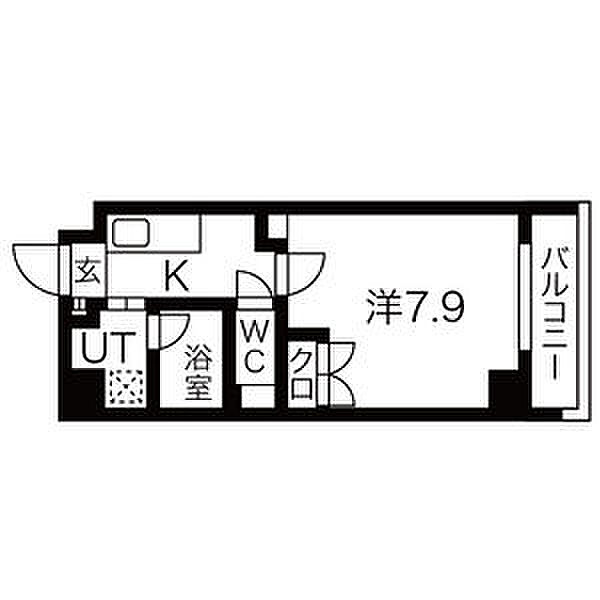 シティライフ望が丘 408｜愛知県名古屋市名東区望が丘(賃貸マンション1K・4階・24.75㎡)の写真 その2