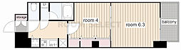 S-RESIDENCE六番町 2Kの間取図画像