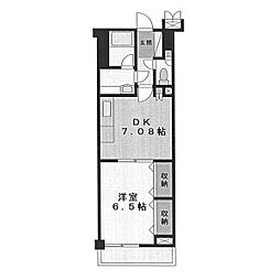 グランドール千種台 1DKの間取図画像
