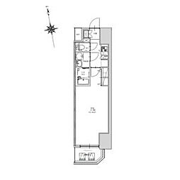 CRESTTAPP金山 1Kの間取図画像