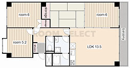三豊マンション瑞穂 4LDKの間取図画像