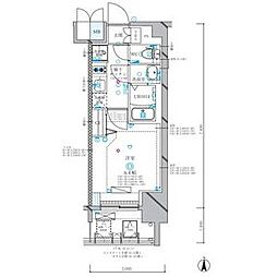 ディアレイシャス名古屋浄心II 1Kの間取図画像