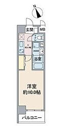 スカイコート千代田 1Kの間取図画像