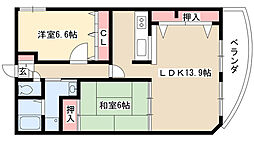エコレガロ 2LDKの間取図画像