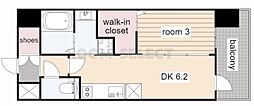 エステムコート名古屋セントリア 1DKの間取図画像
