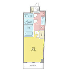 ドリーム松原 1Kの間取図画像
