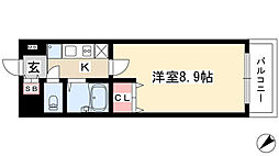 シテイライフ本郷北 1Kの間取図画像
